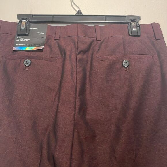 INC International Concepts- NWT “Milan” Slim Fit Straight Leg Pants 30W 32L - Picture 6 of 10